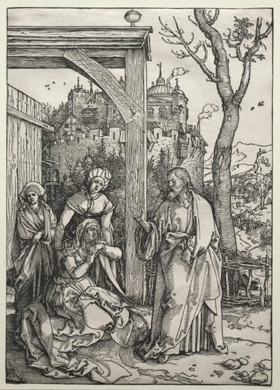 Kristus tager afsked med sin mor, ca. 1504-1505. af Albrecht Dürer