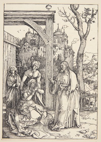 Kristus tager afsked med sin mor af Albrecht Dürer