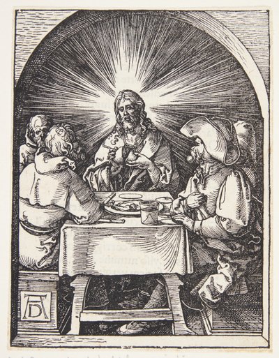 Kristus i Emmaus af Albrecht Dürer