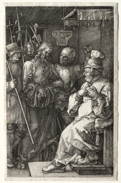 Kristus før Kajfas, 1512. af Albrecht Dürer