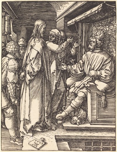 Kristus foran Herodes af Albrecht Dürer