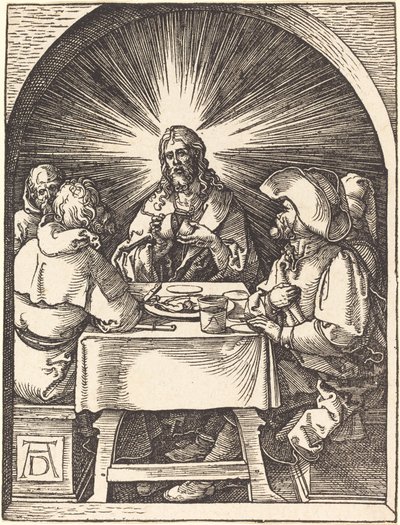 Kristus i Emmaus af Albrecht Dürer