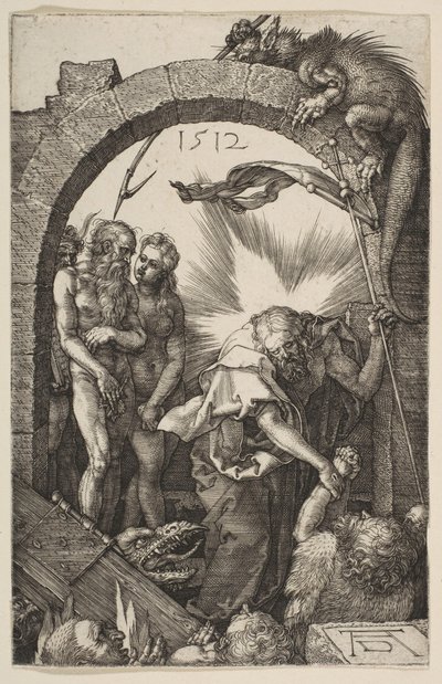 Kristus i limbo, fra The Passion, 1512. af Albrecht Dürer