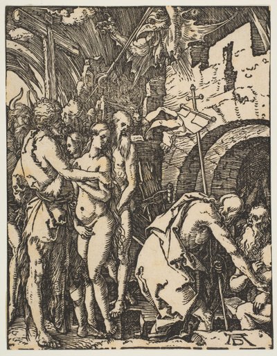 Kristus i limbo, fra Den lille lidenskab, ca. 1509. af Albrecht Dürer