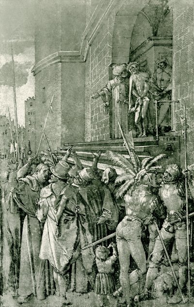 Kristus bliver vist for folket af Albrecht Dürer