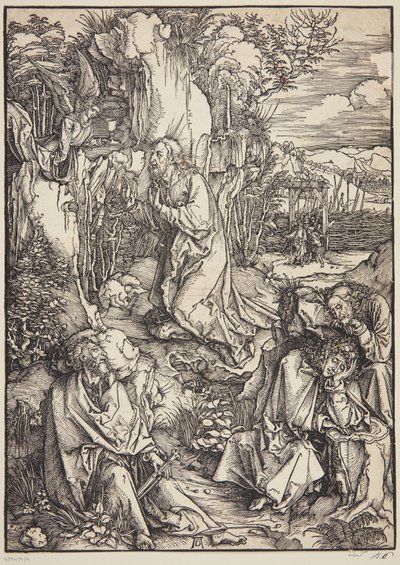 Kristus fra Oliebjerget af Albrecht Dürer