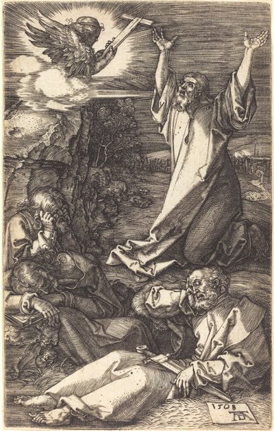 Kristus på Oliebjerget af Albrecht Dürer