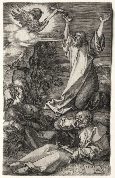 Kristus på Oliebjerget af Albrecht Dürer