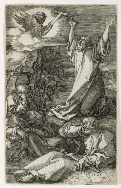 Kristus på Oliebjerget af Albrecht Dürer