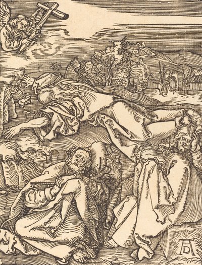 Kristus på Oliebjerget, sandsynligvis ca. 15091510. af Albrecht Dürer