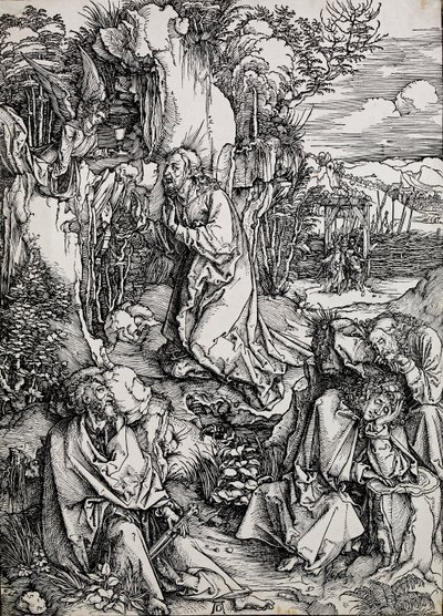 Kristus på olivenbjerget, 1496-1511 af Albrecht Dürer