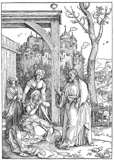 Kristus tager afsked med sin mor af Albrecht Dürer
