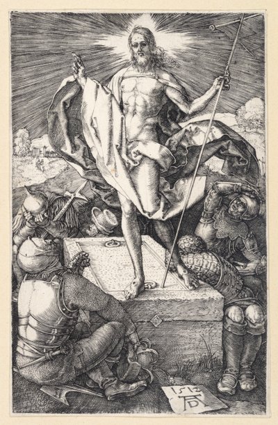 Kristi opstandelse (Kobberstiks-passionen) af Albrecht Dürer