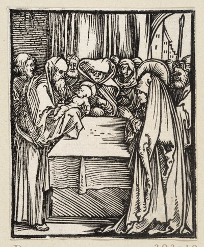 Kristi fremstilling i templet (43 religiøse temaer) af Albrecht Dürer