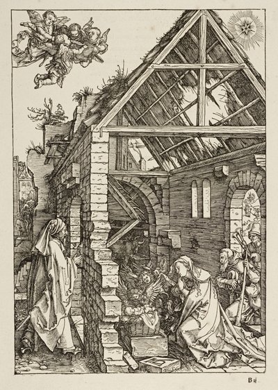 Kristi fødsel (Marias liv) af Albrecht Dürer