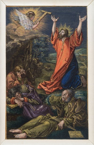 Kristus på Oliebjerget af Albrecht Dürer