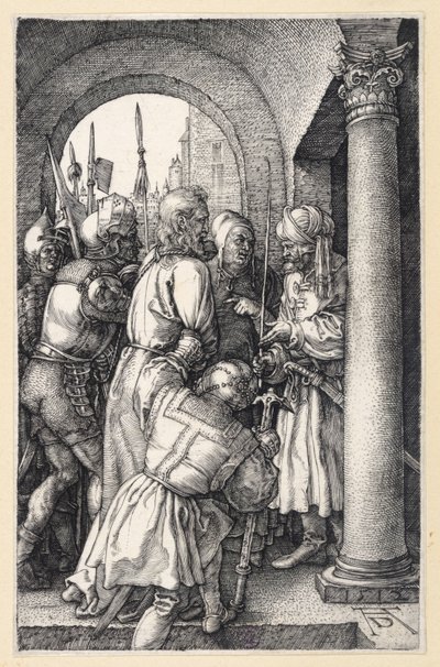 Kristus for Pilatus (Den graverede passion) af Albrecht Dürer