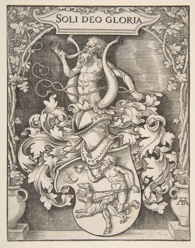 Våbenskjold af Johann Tscherte.n.d. af Albrecht Dürer