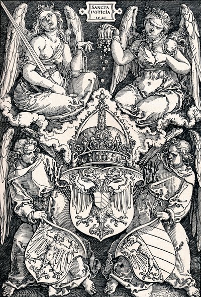 Våbenskjold fra byen Nürnberg, 1521 1906. af Albrecht Dürer