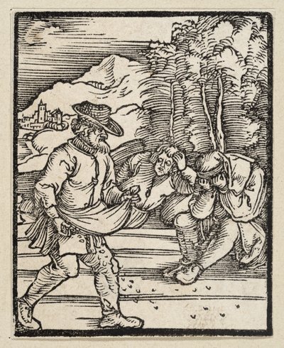 Lignelsen om fjenden, der sår ukrudt (fra: Postilla, 43 træsnit) af Albrecht Dürer