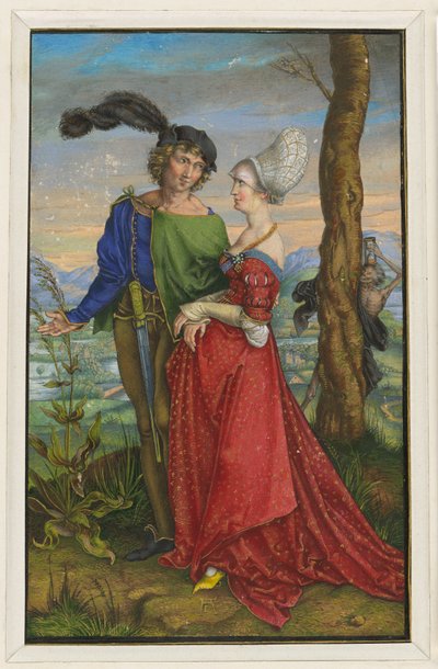Det forelskede par og døden af Albrecht Dürer