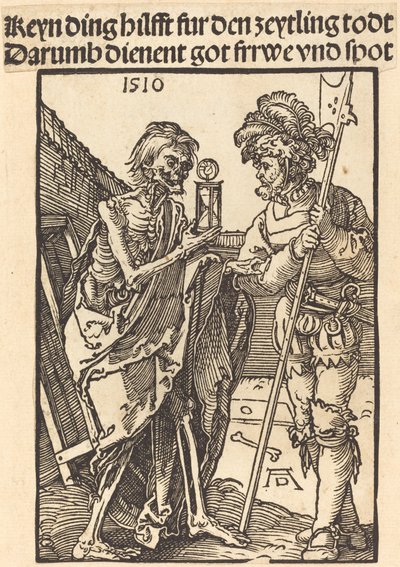 Døden og Lansquenet af Albrecht Dürer