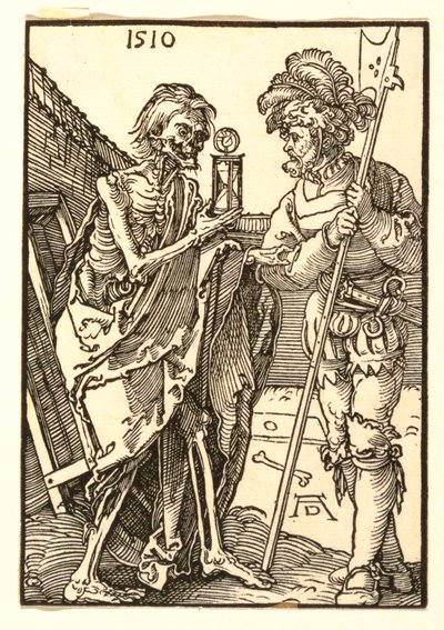Døden og Lansquenet af Albrecht Dürer