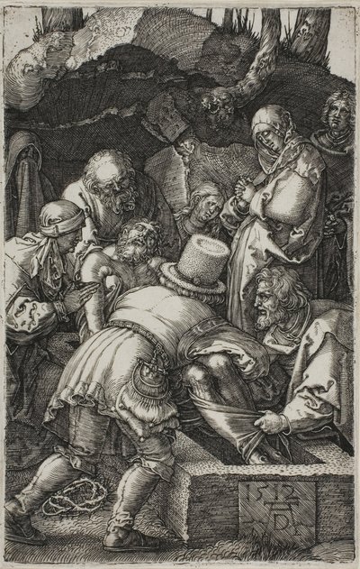 Deposition, fra The Engraved Passion af Albrecht Dürer