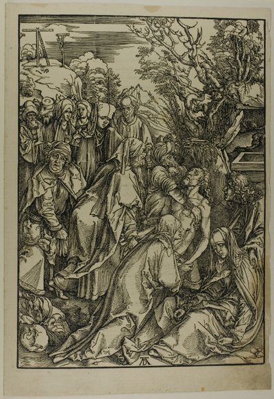 Deposition af Kristus, fra Den store lidenskab af Albrecht Dürer