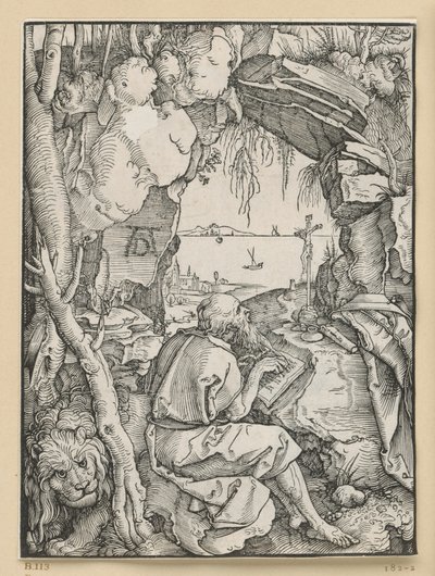 Sankt Hieronymus i klippegrotten af Albrecht Dürer