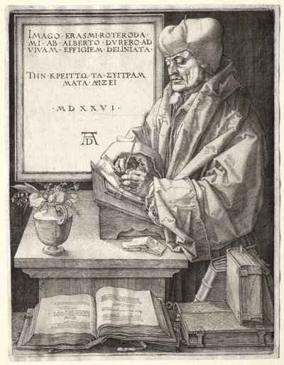Desiderius Erasmus af Rotterdam af Albrecht Dürer