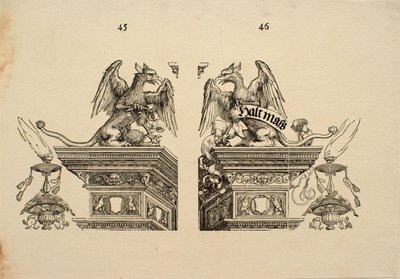 Detalje 45 og 46 af Albrecht Dürer
