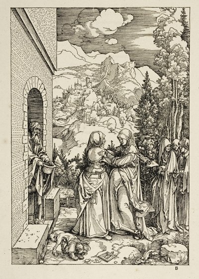 Visitationen (Jomfru Marias liv) af Albrecht Dürer