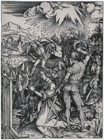 Den hellige Katarinas martyrium af Albrecht Dürer