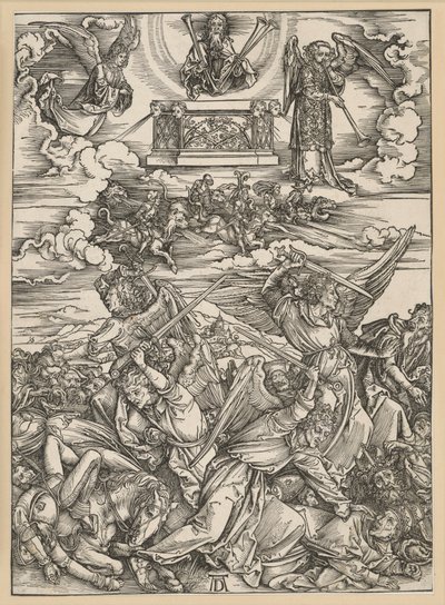 De fire hævnengle (Apokalypsen) af Albrecht Dürer