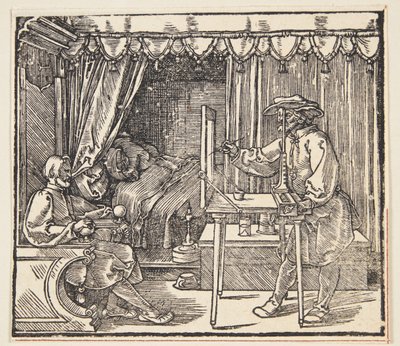 Tegner tegner et portræt af Albrecht Dürer