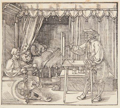 Tegner tegner et portræt af Albrecht Dürer