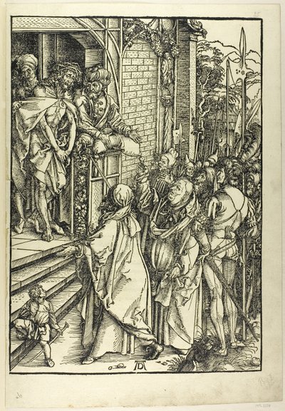 Ecce Homo - Præsentationen af Kristus, fra The Large Passion af Albrecht Dürer