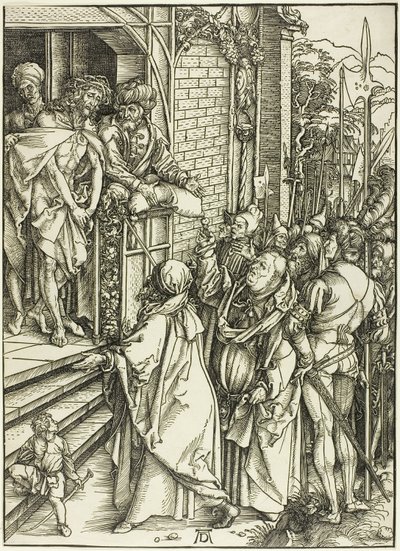 Ecce Homo - Præsentationen af Kristus, fra The Large Passion af Albrecht Dürer