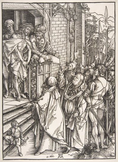 Ecce Homo, fra serien The Large Passion, ca. 1498-99. af Albrecht Dürer