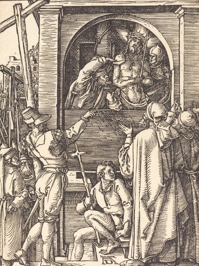 Ecce Homo, sandsynligvis ca. 15091510. af Albrecht Dürer