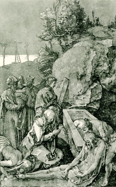 Kristi begravelse af Albrecht Dürer