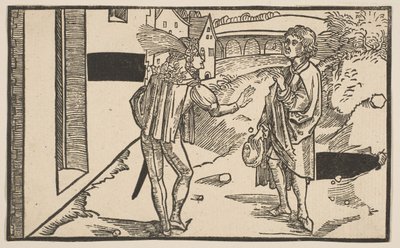 Eunuchus, fra The Comedie of Terence, genoptryk fra det 19. århundrede.n.d. af Albrecht Dürer