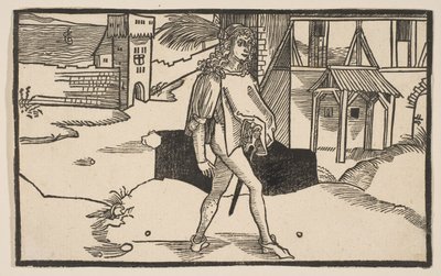 Eunuchus, fra The Comedie of Terence, genoptryk fra det 19. århundrede.n.d. af Albrecht Dürer