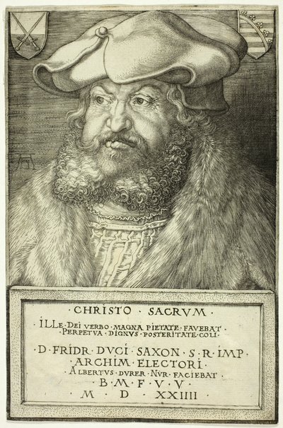 Frederik den Vise, Kurfyrste af Sachsen af Albrecht Dürer