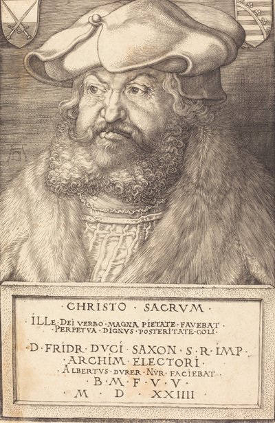 Frederik den Vise, Kurfyrste af Sachsen, 1524. af Albrecht Dürer