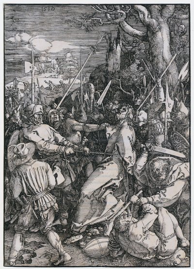Kristi arrestation, ark 4 i serien »Den store passion« af Albrecht Dürer
