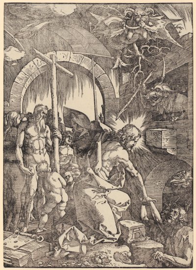Kristi piskning, blad 5 i serien »Den store passion« af Albrecht Dürer
