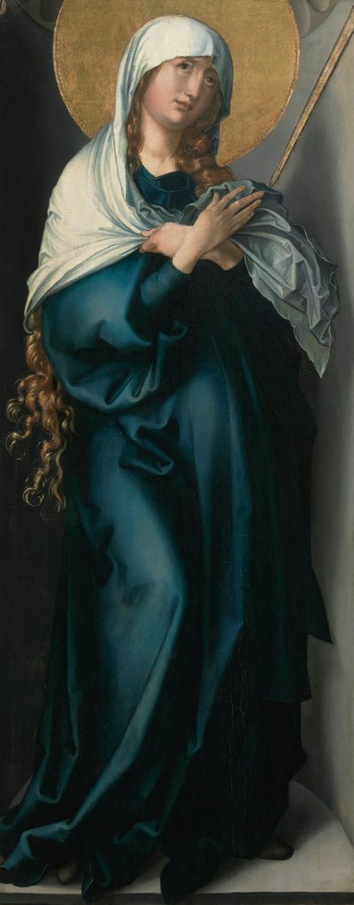 Tysk: Maria als Schmerzensmutter Sørgende mor af Albrecht Dürer