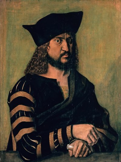 Tysk: Portræt af Frederik den Vise, kurfyrste af Sachsen Portræt af Frederik III af Sachsen af Albrecht Dürer